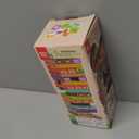 Nene Toys Wooden Tumble Tower Game with Animals & Colors, 4-in-1 Educational Family Board Game for Kids Ages 3-9, Creativity & Cognitive Skills Booster - Gift for Boys Girls 3+ Years