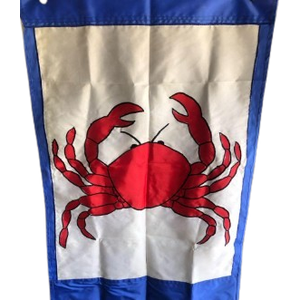 Crab Flag Banner 3.5x2.5Ft
