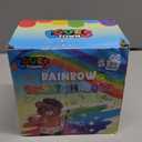 Elover Valentines Day Party Favors for Kids 24 Pack Rainbow Scratch Art Notebook Students Classroom Gifts Bulk for Girls Boys Goodie Bags Stuffers Valentines Day Card for Classroom Exchange