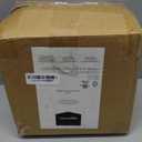 Amazon Basics Electric Kettle with Glass Carafe for Tea and Coffee, BPA-Free, Fast Boiling, Auto Shut-Off, Boil-Dry Protection, Water Level Indicator, 1.7 Liter, 1500W, Black and Silver (1.8 Quarts)