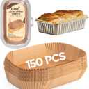 Loaf Pan Liners, Loaf Pan Liners for Baking Bread 9x5, Bread Pan Parchment Liners, 150pcs Bread Pan Liners for Baking