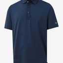 M MAELREG Mens Golf Shirts Moisture Wicking Dry Fit Business Casual Stretch Jacquard Short Sleeve Golf Polo Shirts for Men, L 