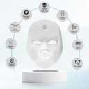 Red Light Therapy for Face, Blue LED Light Therapy Mask, 7-1 Colors LED Facial Skincare Mask at Home, USB Rechargeable, Cordless