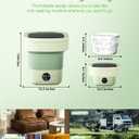 Portable Washing Machine, Mini Washer,16L Upgraded Large Capacity Foldable Washer.Deep Cleaning of Underwear, Baby Clothes and Other Small Clothes.Suitable for Apartments, Dormitories, Hotels