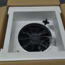 RV Roof Vent Fan, 12V DC 14" Super Quiet Reliable Manual RV Roof Fan, 3-Speed, Reversible