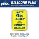 PEAK Silicone Plus 26" All-Weather Hybrid Windshield Wiper Blade, Premium Replacement Front Windshield Wiper Blade with Universal Connector, Pack of 1