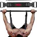 Innstar Multi-Function Resistance Bands for Working Out, Push Up Exercise Bands Resistance Bands Set for Bench Press Gym Equipment, Home Workout, Travel Portable (Men|200LB with Detachable Rod|Black)