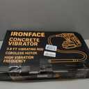 IRONFACE 20V Cordless Concrete Vibrating Tool, with 3.8ft Shaft Rod, Brushless Motor, Compatible with Dewalt 20V Batteries (Tool Only) (for DW)
