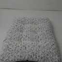 KSIIA Washable Dog Bed Deluxe Plush Dog Crate Beds Comfy Kennel Pad Anti-Slip Pet Sleeping Mat for Large, Jumbo, Medium, Small Dogs Breeds, 35" x 23", Gray (Grey)