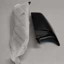 Horn caps M style Black side wing mirror Cap Cover for BMW 5 6 7 series F01 F02 F03 F04 F06 F07 F11 F12 F13 (Bright Black)