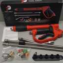 Tool Daily Pressure Washer Gun with Replacement Wand, 17 Inch Power Washer Extension Wand, 30 Curved Rod, 5 Nozzle Tips, 4000 PSI