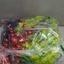 Thyle 2 Pcs 5ft Bendable Pop up Christmas Tree Collapsible Lime Green Whimsical Christmas Tree with 1 Red Ball Top 48 Small Red Ball Ornaments for Indoor Outdoor Home Xmas Holiday Party Decor