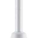 Anfrere Outpost Site Saver Cigarette Butt Receptacle, Cigarette Butt Collector Receptacle Disposal Outdoor Heavy Duty & Anti-Tip, SPCC Steel Plate Ashtray for Outside Patio, 14 Liter Capacity, White