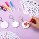 Daifunli 256 Pcs Spa Sleepover Party Supplies for 16 Women Spa Sleep Eye Mask Pens Hair Bands Combs Pajama Slumber Party Favors for Birthday Sleepover Bachelorette Supplies(Purple Series)