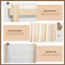 FYSUIMU Picture Collage Frames Board with Clips Natural Wooden Photo Display Wall Hanging Decor for Dorm Graduation Letter Postcard Greeting Card