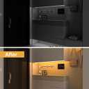 COB LED Strip Light 16.4ft, Dimmable 2300K-6500K White CCT Tunable, DC 24V Cuttable LED Tape Light, High Density 3040 LED 36W CRI 90, APP Remote Control, Music Mode, For Home DIY, Living Room, Bedroom