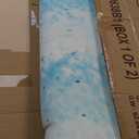 EGO Topper 3 Inch Twin Memory Foam Mattress Topper, Cooling Gel Foam Mattress Topper for Pressure Relief, Ventilated Design Bed Topper in a Box, CertiPUR-US Certified, 38"75", Medium