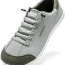 HOBIBEAR Leather Barefoot Shoes Lightweight Wide Toe Box Zero Drop Slip-on Shoes for Men (W-Camel, Men 11.5)
