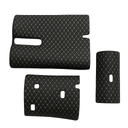 Cargo Liner & Backrest Mat Fit for 2018-2025 Volvo XC40 / 2022-2024 Volvo C40 Recharge - Leather Trunk Mat Back Seat Cover Protector - All Weather Protection PU Leather Cargo Mats and Backrest Mat