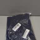 Allegra K Women's 3/ 4 Sleeve Dresses V Neck Pockets Elegant A-Line Midi Dress Work Business Spring Outfits, 3X-Large, Navy Blue