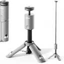 Outask Camping Light Telescopic, Collapsible Magnetic Camping Lantern with 12000mAh Battery, Telescoping IPX6/IPX7 Waterproof Flashlights, Camping Lamp for Emergency, Camping, Hiking (Gray)
