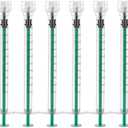 1ml Syringe without Needle Luer Lock Syringes with Cap, Sterile, 10 Pack