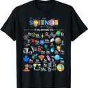 Science is All Around Us Science Alphabet STEM Scientist T-Shirt