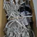 LJLNION 300 LED String Lights Outdoor Indoor, Extra Long 98.5FT Christmas Lights, 8 Lighting Modes, Plug in Waterproof Fairy Lights for Wedding Party Bedroom Decorations (Multicolor)