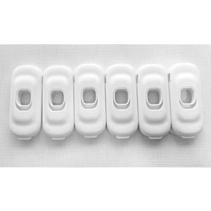 6 of Safety Latch Lock Easy Attachable Install Adhesive for Baby Children Daycare Child Kids Senior Elder Pet Proofing Accident Prevent Home Kindergarten Preschool Senior Nursery Kitchen Cabinet Fridge