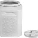 Vittles Vault Traditional Pet Food Storage Container For Dog Kibbles/Bird Seed/Oatmeal/Rice/Flour/Cereal, BPA Free Plastic, Sealed Airtight For Cat Food, Up To 35 lb, Made in USA, With Scoop, Gray