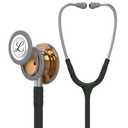 3M Littmann Classic III Monitoring Stethoscope, 5646, Limited Edition, More Than 2X as Loud*, Weighs Less**, Stainless Steel High Polish Copper Chestpiece, 27" Black Tube