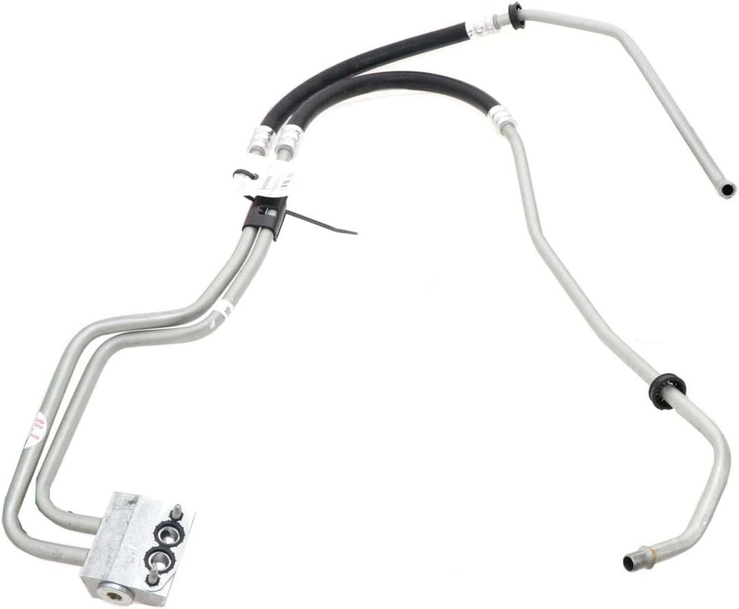 GM Genuine Parts 84828848 Engine Oil Cooler Hose Kit with Bracket, Gasket and Bolt, Black