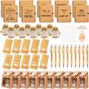 60 PCS/10 Sets Teacher Employee Appreciation Gifts Bulk â€“ Thank You Gifts for Coworkers with Kraft Paper Gift Bags,Greeting Card,Inspirational Notebooks,Phone Stand,Team Gift for Staff, Nurse, Office