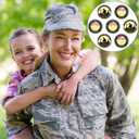 20 Pcs Military Challenge Coins Veteran Thank You for Your Service Coins Veterans Day Gifts Military Challenge Gifts Bulk for Men Women Presents(Simple)