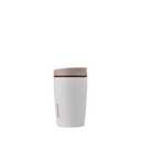 Owala SmoothSip Slider Insulated Stainless Steel Coffee Tumbler, Reusable Iced Coffee Cup, Hot Coffee Travel Mug, BPA Free 12 oz, Vanilla Bean