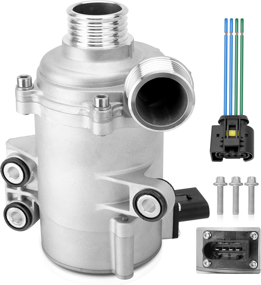 11517597715 Electric Engine Water Pump Compatible with BMW 220i 320i 420i 520i X1 X3 Z4, F22 F30 F34 F32 F10 F11 F25 E84 E89, N20B20 Engine L4 2.0L 135 kW OEM# 11517571508 320005A-2191
