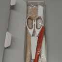 Astercook Knife Set, 13 Pieces Kitchen Knives Set with Healthy Anti-Rust Coating, Dishwasher Safe, Stainless Steel Chef Knife Sets with 6 Blade Guards, Perfect Holiday Gifts for Kitchen (Large, Cream)