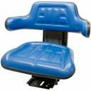 Blue Universal Adjustable Tractor Suspension Seat for Ford/New Holland 1020 1530 2020 2030 2040 2155 2130 2140 3040 3900 3930 3910 5000 5100 5600 5610 5900 5910 Shock Absorbing Alloy Steel+PVC