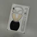 Magentak Ultrasonic UShaped Toothbrush for Teeth Whitening, Electric Toothbrush for Adults 360degree Cleaning,3 Brush Heads, Wireless Charging and IPX7 Waterproof Kit for Travel or Home(Black)