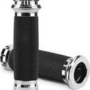 1 Inch/25mm Handlebar Grips Motorcycle Throttle Grip Universal for Harley Davidson Dyna Sportster 883 1200 Road King Electra Glide Softail Touring