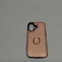 ONETOP Compatible with iPhone 17 Wallet Case with Card Holder, PU Leather Kickstand Card Slots Case, Double Magnetic Clasp and Durable Shockproof Cover 6.3 Inch (Rose Gold)