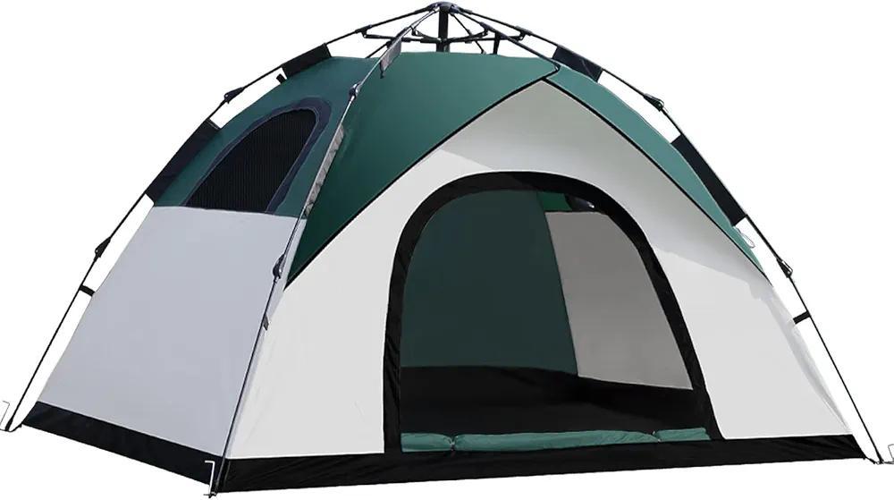 anngrowy Camping Tent 2 Person Instant Family Tent Pop Up Tents for Camping Waterproof Portable Hiking Camp Tent Lightweight Tent for Backpacking Large Tent 4 Season Windproof Quick Compact Dome Tent