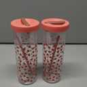 Fruits Infuser Water Bottle with straw 700 ml, 2pcs