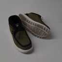 Furuian Steel Toe Shoes for Men High-top Safety Shoes Steel Toe Work Boots for Men Lightweight Canvas Safety Work Loafers Zapatos De Seguridad para Hombres (10, Green)