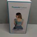 Seat Cushion for Long Sitting Hours on Office/Home Chair, Car, Wheelchair, Memory Foam Sciatica Pain Relief Pillow, Seat Cushion for Hip, Tailbone, Coccyx Pain, Black (Large)