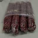 Niseyo Wild Locs 36 Inch Distressed New Faux Locs with Curly Ends 8 Packs Long Soft Pre-looped Goddess Crochet Hair (118#, Burgundy)
