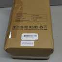 JRD 10inch PTC Space Heater with 80Oscillation, Thermostat, 12h Timer, Fast Heat, Eco Mode, Remote, 1500W Small Quiet Safe Room Electric Heater, Portable Desk Heat for Office Bedroom, Black