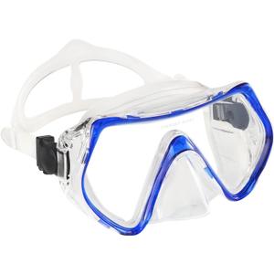 Supertrip Snorkel Mask Adult Swimming Goggles with Nose Cover for Men Women Youth, 180Clear View Scuba Swim Mask (blue)