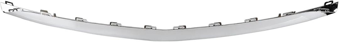 2138857000 MB1044130 Front Bumper Trim Chrome Compatible with Mercedes Benz E300 2017-2019 Compatible with E350 2020 Compatible with E400 2017-2018 Compatible with E450 2019-2020