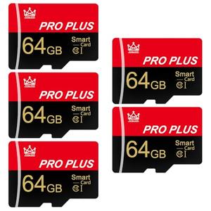 5 Pack TF Card 64GB with Adapter, High Speed Memory Card, UHS-I C10 A1 Memory TF Card for Tablet/Mobile Phone/Camera/Car Audio/Game Console (64GB-5 Pack)